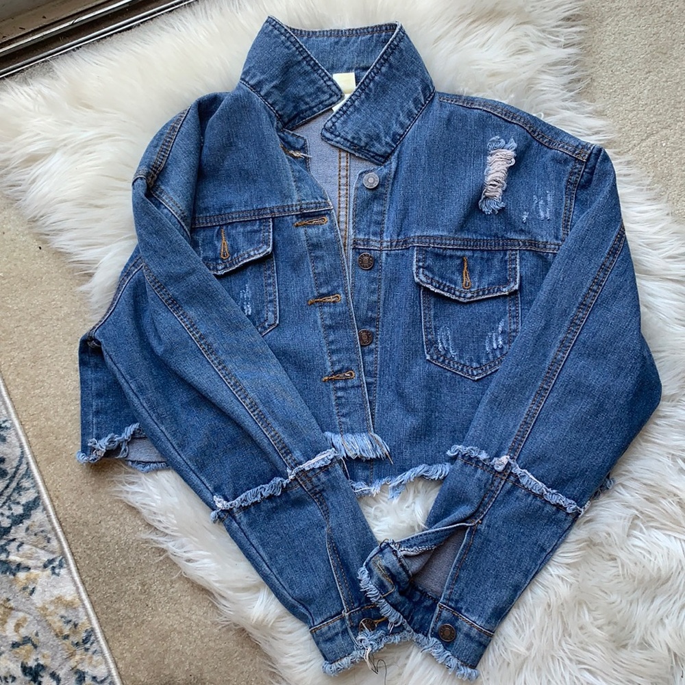 Cropped Jean Jacket